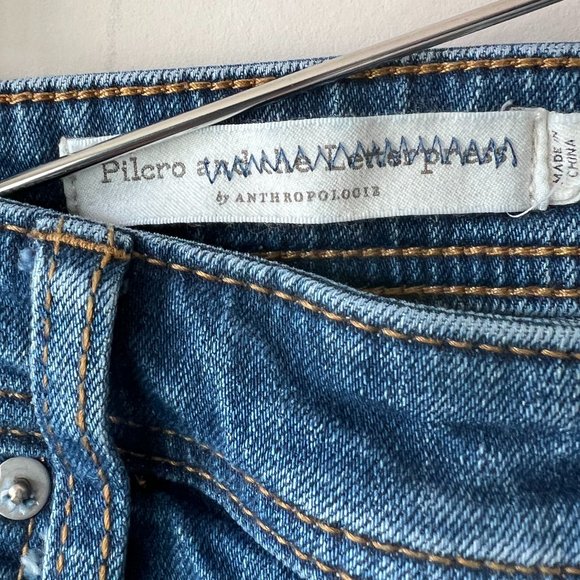 Gently Worn Pilcro and the Letterpress by Anthropologie Slim Straight Jeans - Picture 5 of 13